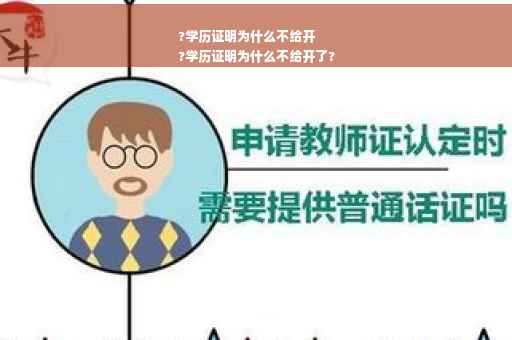 ?学历证明为什么不给开
?学历证明为什么不给开了?