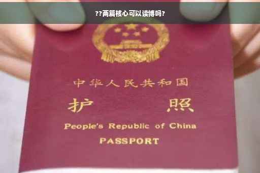 ??两篇核心可以读博吗?
