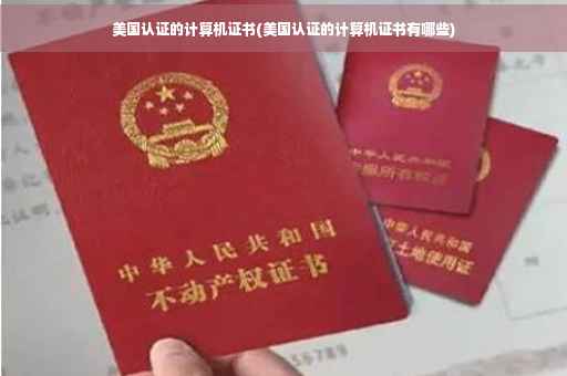 美国认证的计算机证书(美国认证的计算机证书有哪些)