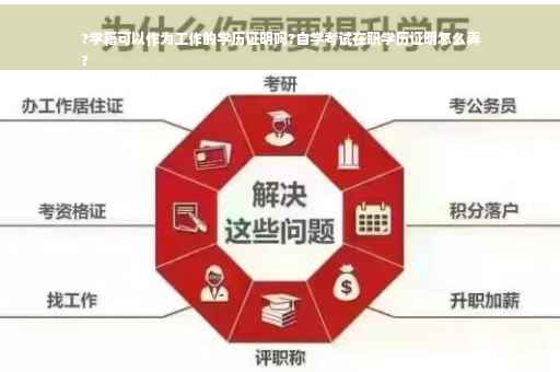 ?学籍可以作为工作的学历证明吗?自学考试在职学历证明怎么弄
?
