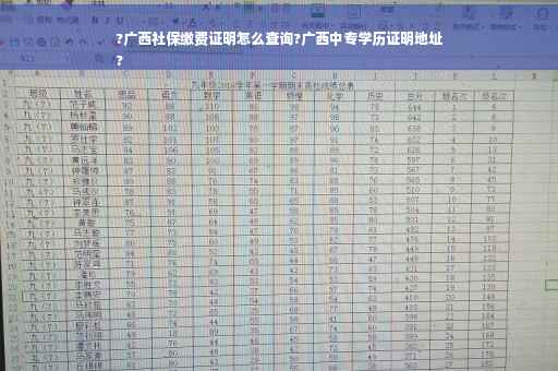 ?广西社保缴费证明怎么查询?广西中专学历证明地址
?