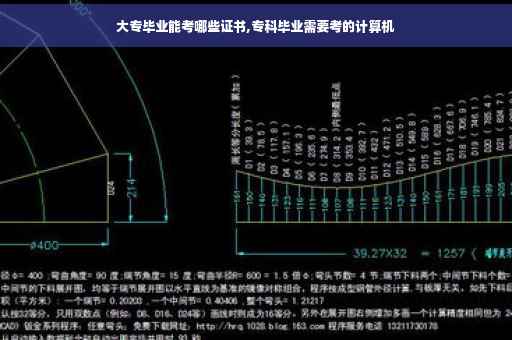 大专毕业能考哪些证书,专科毕业需要考的计算机