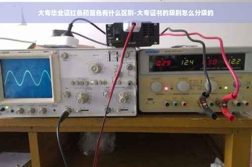大专毕业证红色和蓝色有什么区别-大专证书的级别怎么分级的