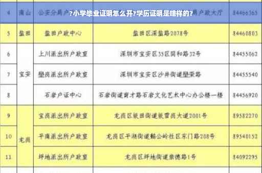 ?小学毕业证明怎么开?学历证明是啥样的?