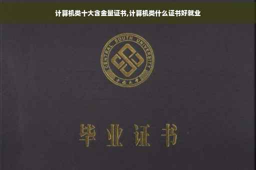计算机类十大含金量证书,计算机类什么证书好就业