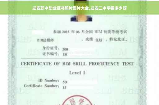 迁安职中毕业证书照片图片大全,迁安二中学费多少呀