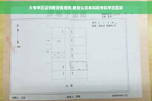 大专学历证书教资有用吗,教资认定本科和专科学历区别