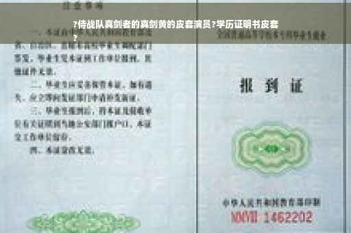 ?侍战队真剑者的真剑黄的皮套演员?学历证明书皮套
?