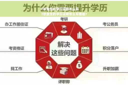 ?毕业生的学历证明怎么写
?毕业生的学历证明怎么写模板?
