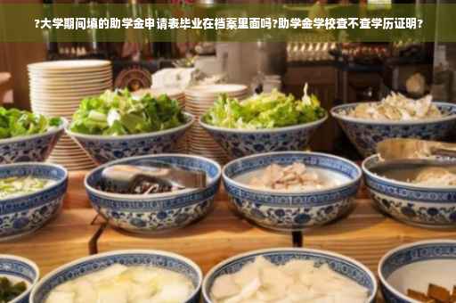 ?大学期间填的助学金申请表毕业在档案里面吗?助学金学校查不查学历证明?
