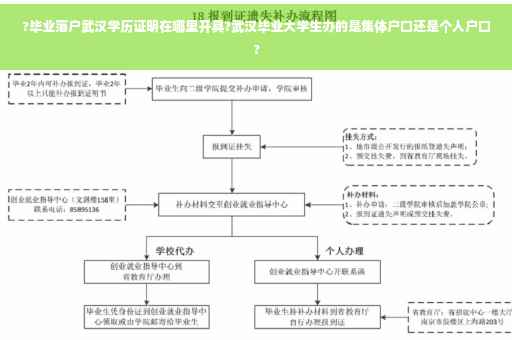 ?毕业落户武汉学历证明在哪里开具?武汉毕业大学生办的是集体户口还是个人户口?