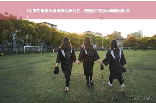 ?大学生未就业证明怎么怎么开，去哪开?学历证明哪可以开
?