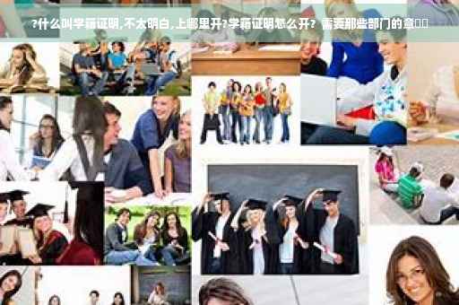 ?什么叫学籍证明,不太明白,上哪里开?学籍证明怎么开？需要那些部门的章⚡️
