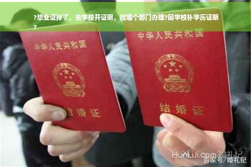 ?毕业证掉了，去学校开证明，找哪个部门办理?回学校补学历证明
?
