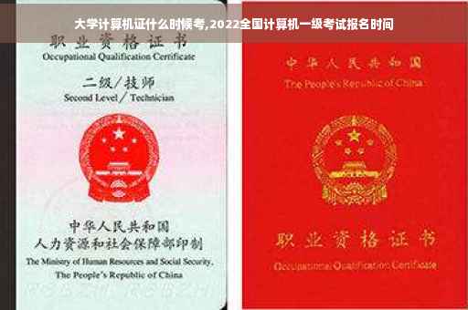 大学计算机证什么时候考,2022全国计算机一级考试报名时间