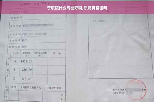 宁职院什么专业好啊,职高有空调吗