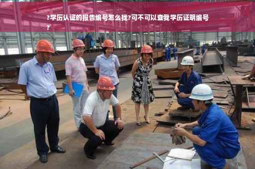 ?学历认证的报告编号怎么找?可不可以查我学历证明编号
?
