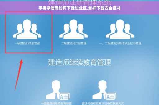手机学信网如何下载毕业证,怎样下载安全证书