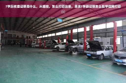 ?学历核查证明是什么，从哪找，怎么打印出来，急求?学籍证明怎么在学信网打印⚡️