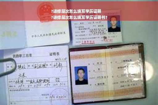 ?进修层次怎么填写学历证明
?进修层次怎么填写学历证明书?