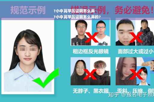 ?小中高学历证明怎么弄
?小中高学历证明怎么弄的?