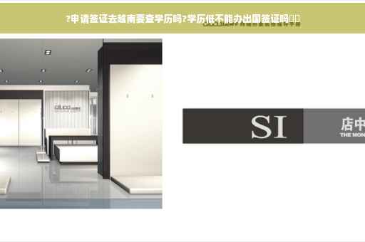 ?申请签证去越南要查学历吗?学历低不能办出国签证吗⚡️