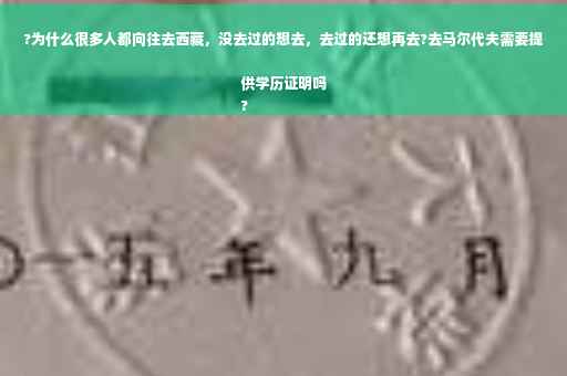 ?为什么很多人都向往去西藏，没去过的想去，去过的还想再去?去马尔代夫需要提供学历证明吗
?