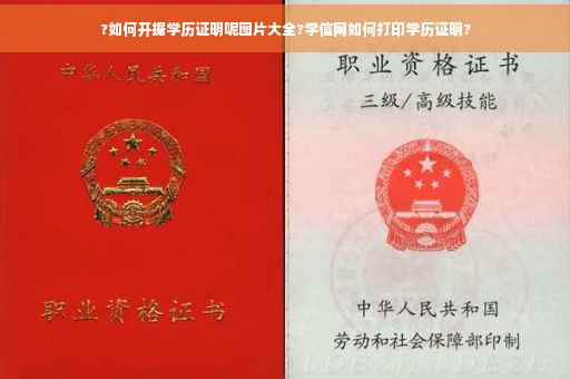 ?如何开据学历证明呢图片大全?学信网如何打印学历证明?
