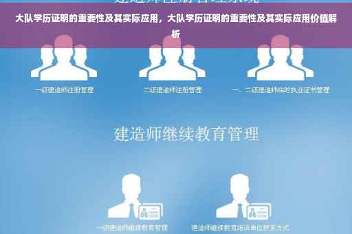 大队学历证明的重要性及其实际应用,大队学历证明的重要性及其实际应用价值解析 大队学历证明的重要性及其实际应用,大队学历证明的重要性及其实际应用价值解析
