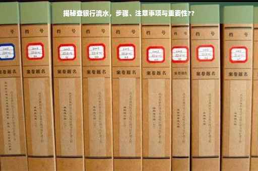 揭秘查银行流水，步骤、注意事项与重要性??