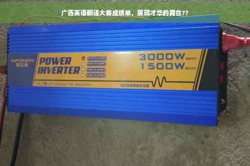 广西英语翻译大赛成绩单，展现才华的舞台??