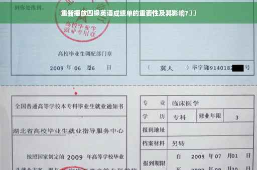 重新播放四级英语成绩单的重要性及其影响?⚡️