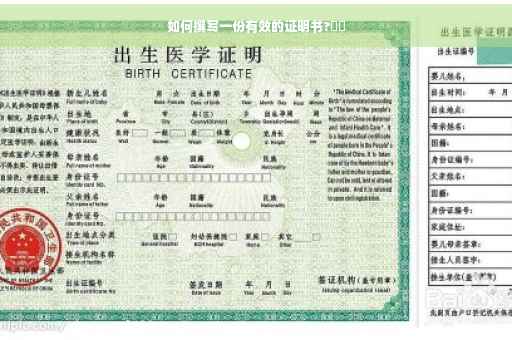 如何撰写一份有效的证明书?⚡️