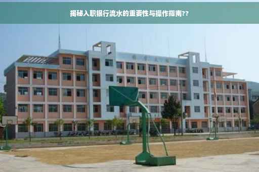 揭秘入职银行流水的重要性与操作指南??