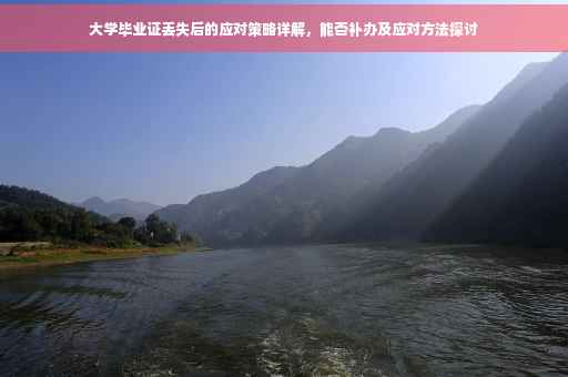 大学毕业证丢失后的应对策略详解，能否补办及应对方法探讨
