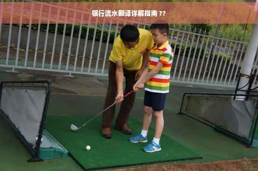 银行流水翻译详解指南 ??