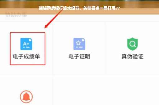 揭秘购房银行流水细节，关键要点一网打尽??