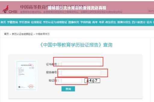 揭秘银行流水背后的金钱流动真相