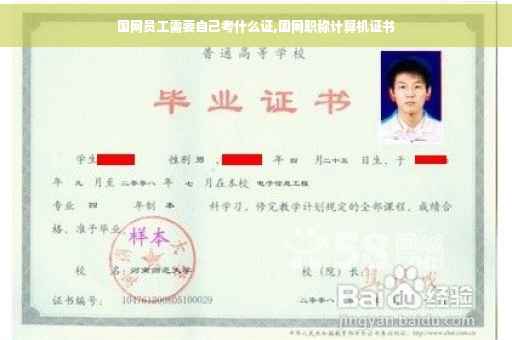 国网员工需要自己考什么证,国网职称计算机证书
