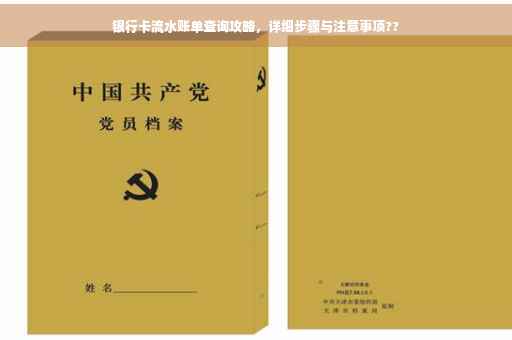银行卡流水账单查询攻略，详细步骤与注意事项??