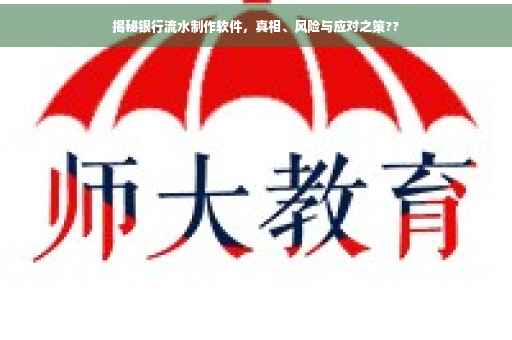 揭秘银行流水制作软件，真相、风险与应对之策??