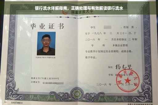 银行流水详解指南，正确处理与有效解读银行流水