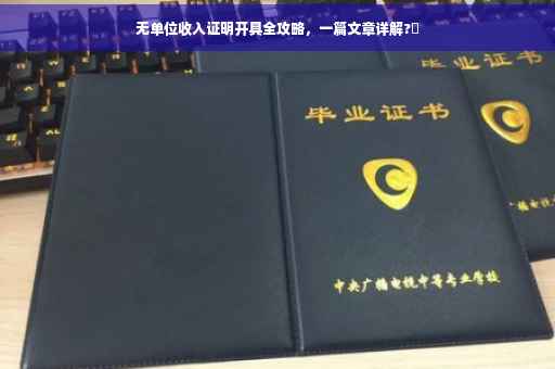无单位收入证明开具全攻略，一篇文章详解?✨
