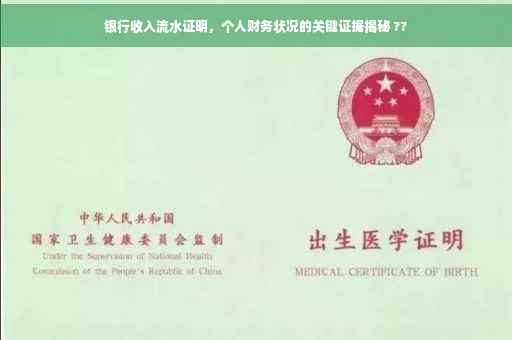 银行收入流水证明，个人财务状况的关键证据揭秘 ??