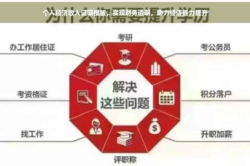 个人经济收入证明模板，实现财务透明，助力经济能力提升