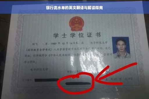 银行流水单的英文翻译与解读指南