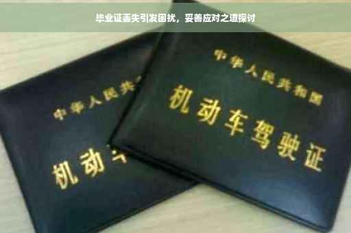 毕业证丢失引发困扰，妥善应对之道探讨