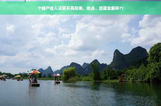 个体户收入证明开具指南，地点、流程全解析??