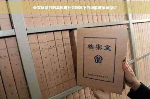 处女证明书的真相与社会观念下的误解与争议探讨