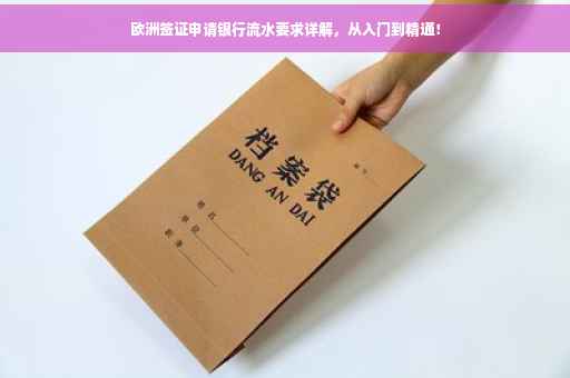 欧洲签证申请银行流水要求详解，从入门到精通！